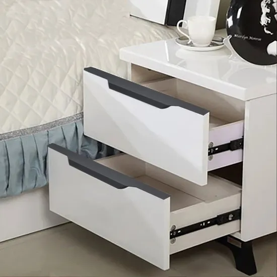Manija ocultada del tirador decorativo integrado borde del gabinete de cocina de la aleación de aluminio