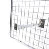 Chrome Plating Gridwall 18 * 18 gancho cuadrado de la malla de alambre del metal de la exhibición del tubo