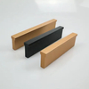 Tiradores de aluminio dorados y negros mate para muebles, tiradores sólidos para guardarropa, tiradores para gabinete