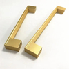 Muebles de latón, accesorios cepillados en oro, tiradores de cajón