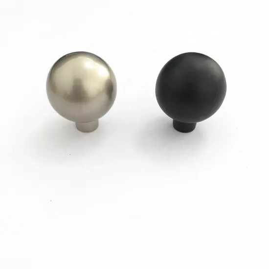 Perilla redonda grande de aluminio de la bola de los botones redondos del cajón del gabinete de la cocina del hardware de los muebles