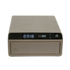 Caja fuerte de cuero inteligente para el hogar, caja fuerte biométrica Digital con huella dactilar para joyería, cajón de seguridad