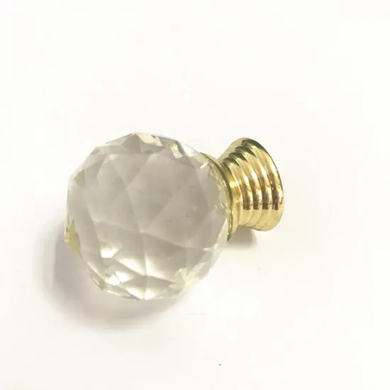 Hardware de las perillas de los muebles de la manija de la puerta del gabinete del cajón de la cocina del taladro de cristal