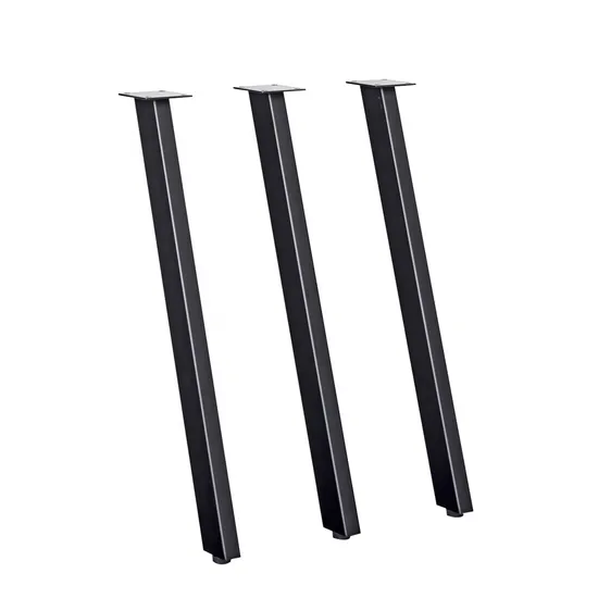 Mesa plegable de metal Patas de mesa plegables con estructura de acero