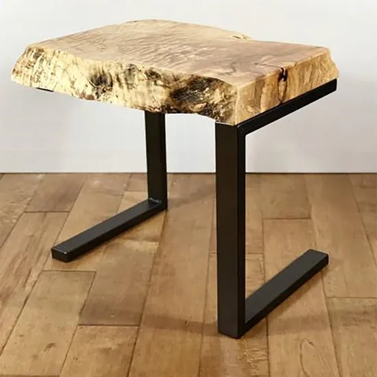 Mesa de acero negra, barra de hierro macizo, escritorio para ordenador portátil, patas de mesa de banco DIY