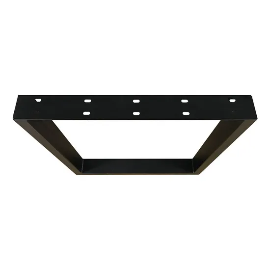 Pata de mesa personalizada moderna de hierro y metal cuadrado para muebles de comedor de fábrica