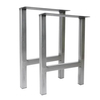 Patas resistentes para muebles, marco de patas de mesa de comedor de acero inoxidable