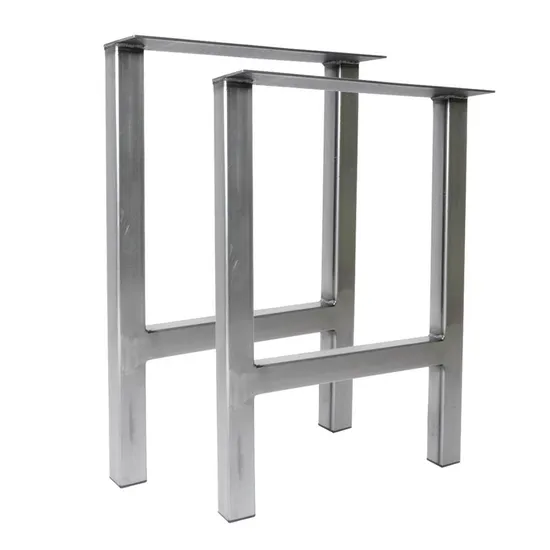 Patas resistentes para muebles, marco de patas de mesa de comedor de acero inoxidable