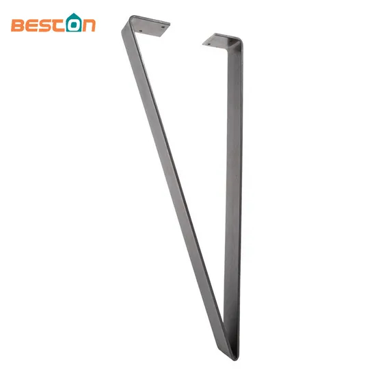 Patas de metal de mesa de hierro en forma de V de estilo industrial de nuevo diseño