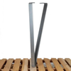Patas de metal de mesa de hierro en forma de V de estilo industrial de nuevo diseño