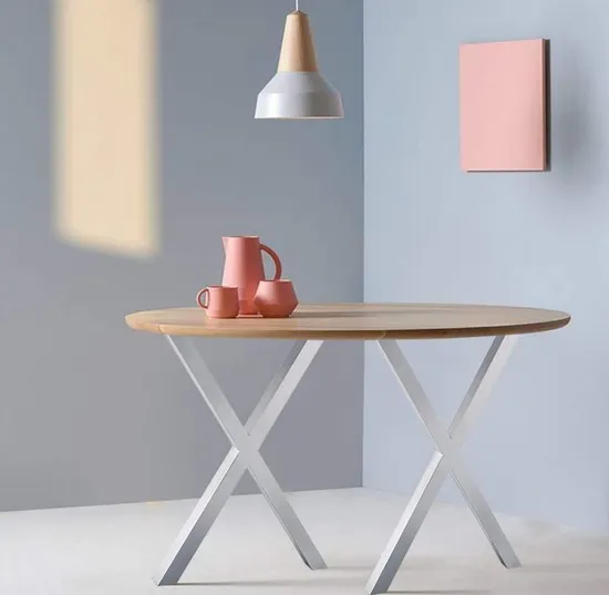Muebles de acero inoxidable gabinete patas de metal sofá mesa cocina patas ajustables
