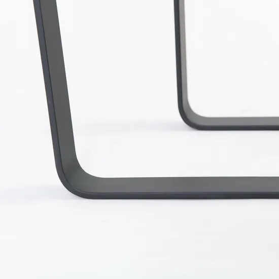 Patas de mesa de centro de acero con patas hermosas para muebles de oficina en forma de U