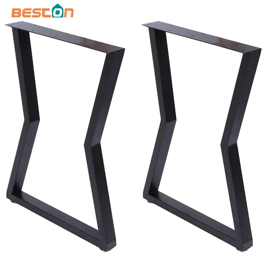 mesa con patas de horquilla