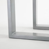 Pata de mesa de metal, patas de mesa de muebles de moda simples de acero inoxidable cuadradas