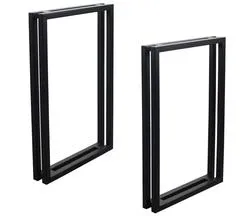 Patas de mesa de escritorio de banco, base de metal para mesas de comedor de café