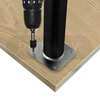 Pata de mueble Pata de mesa de comedor redonda de metal