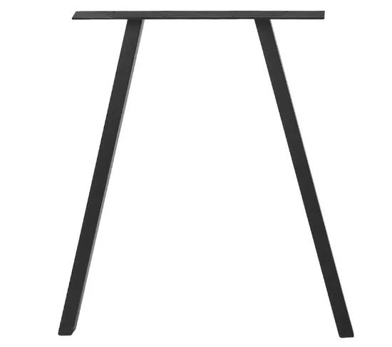 Pata de mesa de comedor de metal industrial de hierro forjado de nuevo estilo