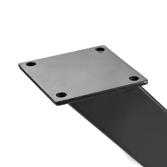 Patas de mesa rústicas de mediados de siglo Cocina de metal X Patas de mesa