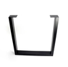 Patas de mesa de comedor de metal elegantes para tapa rectangular