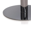 Base de mesa de metal de acero negro redondo moderno al por mayor para café y cafetería