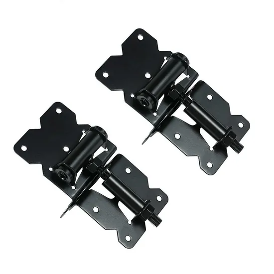 Bisagras para cercas de metal galvanizado de alta resistencia, directas de fábrica: hardware profesional para exteriores