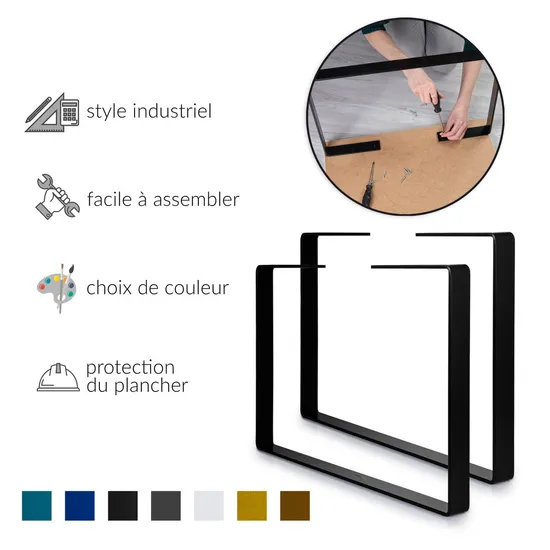 Muebles de oficina, escritorio de comedor, café de acero, comedor, patas de mesa de metal modernas de lujo