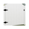 Bisagras de puerta de jardín de metal resistente, color negro, para puertas de valla de vinilo, resistentes al óxido