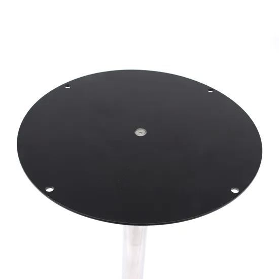 Base de mesa de restaurante Tulip de acero inoxidable pulido moderno para tapas de vidrio