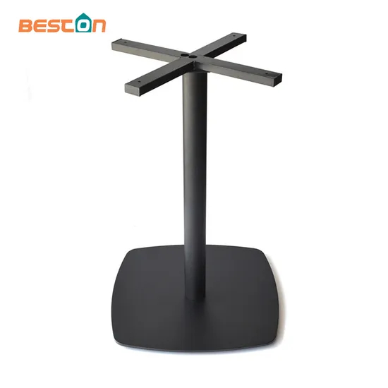 Diseño especial de varios tamaños de patas de muebles de escritorio de hierro con base de mesa de comedor