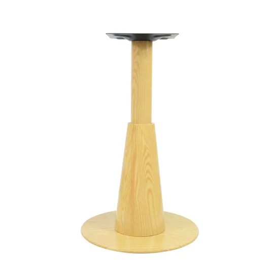 Patas de mesa de restaurante, muebles industriales redondos de color madera, 28 pulgadas, para ventas
