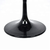 Patas de mesa de tulipán de hierro recubiertas de polvo de metal negro personalizadas para uso en interiores