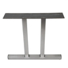 Precio barato Metal de acero en forma de T Patas de mesa de comedor de acero inoxidable
