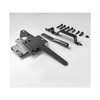 Kit de herrajes para puertas y cercas de madera de acero negro de alta resistencia OEM - Recubrimiento en polvo personalizado