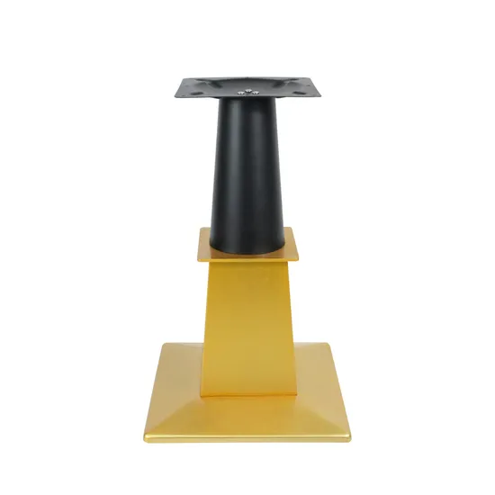 Suministro directo de fábrica de base de mesa de metal personalizada de hierro fundido