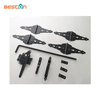 Hardware de valla SS304 PVC/bisagra de puerta de madera y pestillo para puerta de patio de jardín