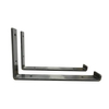 Soportes para estantes, soporte de esquina en ángulo recto en forma de L de hierro grueso para colgar en la pared