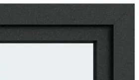 Puerta de Vidrio con Marco de Acero Negro Estilo Loft de 4 Lites con Apertura Corrediza