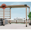 Kit de soporte de esquina de ángulo recto de metal para vigas de madera, kit de pérgola para cenador