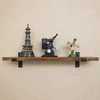 Soportes de pared para estante de hierro, soporte triangular para puerta de madera