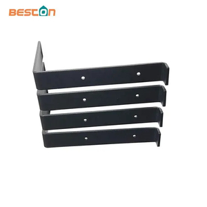 Estante de pared de hierro, soportes de estante metálico para Interior del hogar