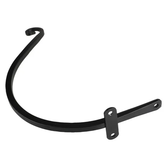 Soporte triangular para colgar en la pared de metal para jardín al aire libre con varilla