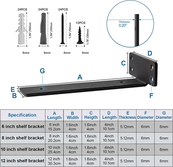 El hardware industrial del soporte del estante flotante del metal apoya los soportes invisibles ocultados de los estantes L
