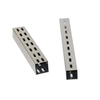 Tubo de metal cuadrado de doble orificio AA columna 25 * 25 mm