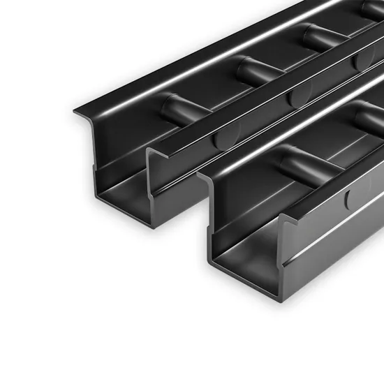 Columna AA de metal con agujeros Venta directa Canal vertical de pared ranurada