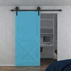 Correa industrial tradicional vintage con rueda grande para interior de puerta corrediza de granero | Personalizable para uso comercial y residencial