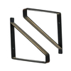 Soportes de estante de esquina flotantes de metal de acero al por mayor en stock listos