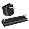 Manijas integradas, manija empotrada rectangular negra para gabinete, manija oculta