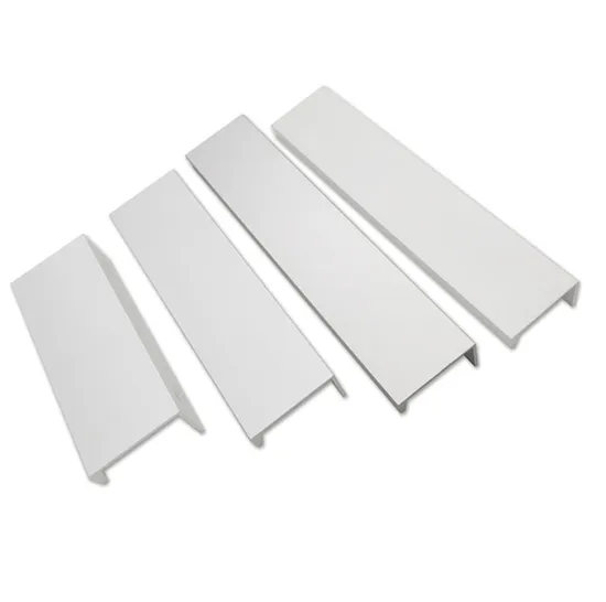 Manija extendida del sello del borde de la puerta del gabinete del cajón de perforación libre de la aleación de aluminio