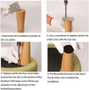 Venta al por mayor Patas de muebles de madera modernos de mediados de siglo - Madera maciza estilo moño