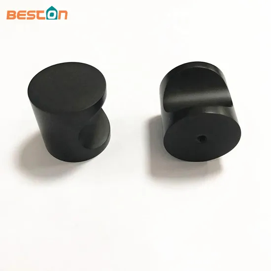 Hardware de aleación de aluminio D1064 - 30X30mm Puerta de gabinete Cocina Baño Perilla negra Tirador